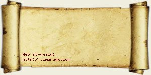 Gala Miljojković vizit kartica